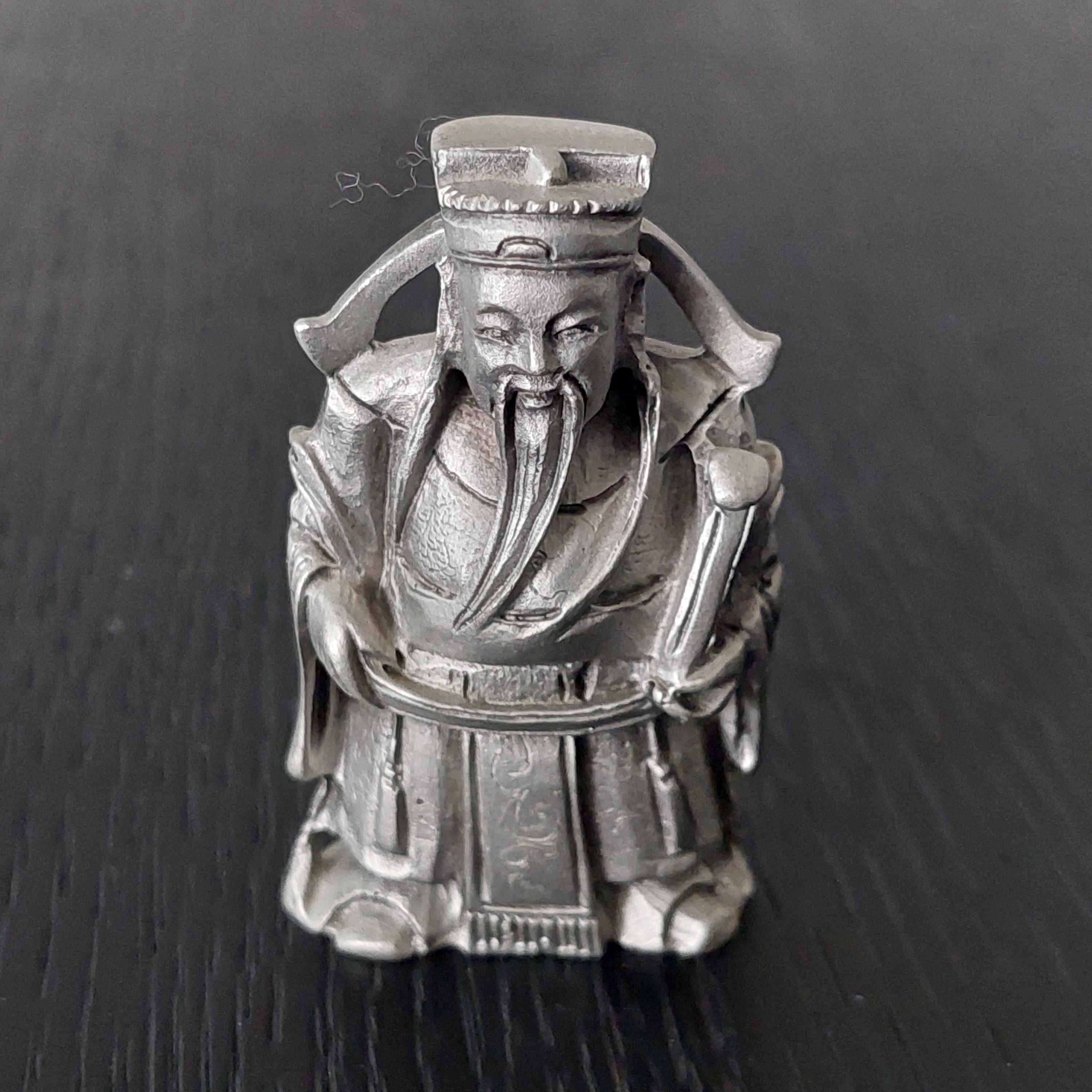 Vintage Selwin Pewter Miniature Chinese Deities: Fu Lu Shou Set - Etsy