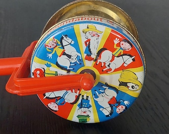1970s Corgi Magic Roundabout Carousel Wind up Musical Collectible