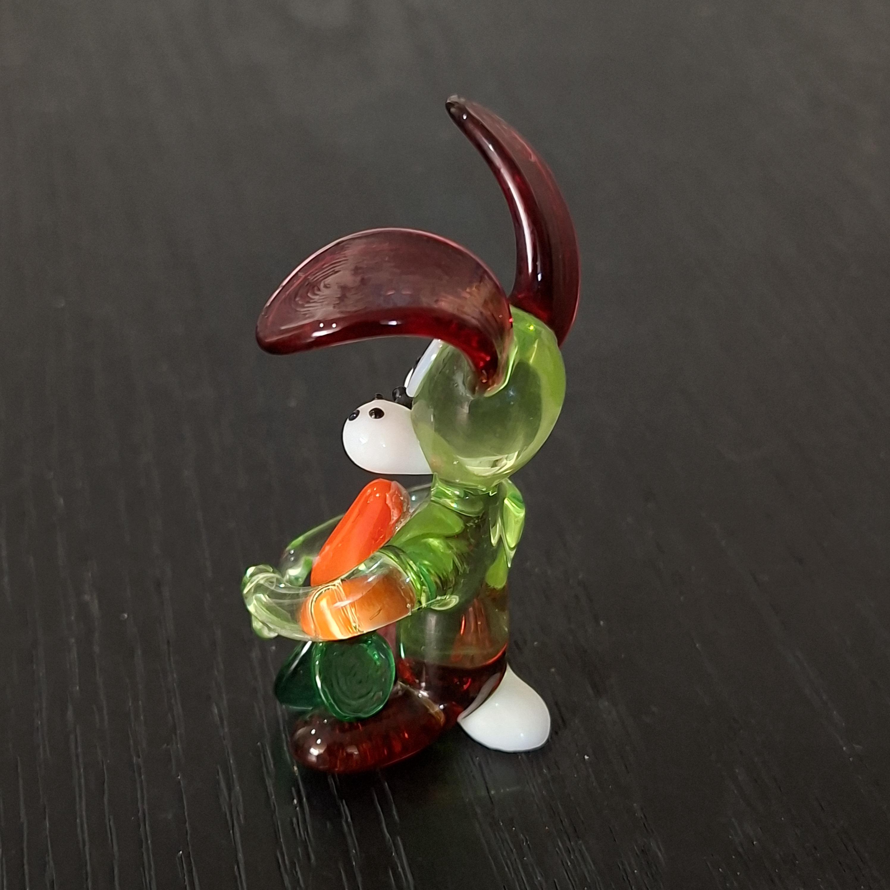 Vintage Miniature Art Glass Animal Figures, Rabbit, and Fish - Etsy