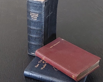 Vintage Bibles and Common Prayer Hymns