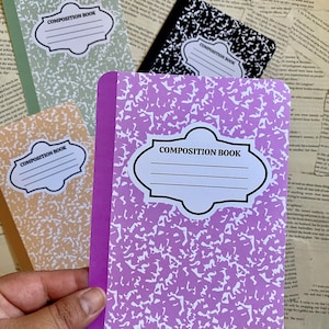 Composition Notebook Kindle Case Insert, Kindle Accessories, Case Inserts, Bookish Gifts, Reader Accessories, EReaders