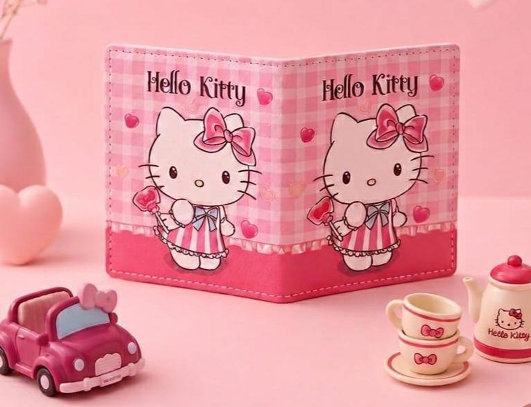 Cute Hello Kitty Pastel Wallet • Kawaii Coquette Wallet • Aesthetic ...