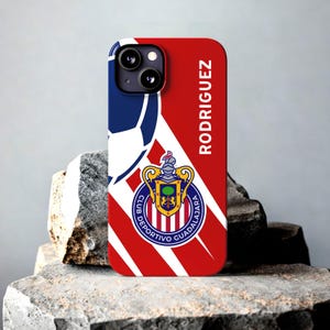 Custom Chivas Soccer Club, Chivas IPhone-hoesje IPhone 16, IPhone 16 Pro, IPhone !5 Plus, IPhone 16 Pro Max, IPhone XR, IPhone XS, IPhone X