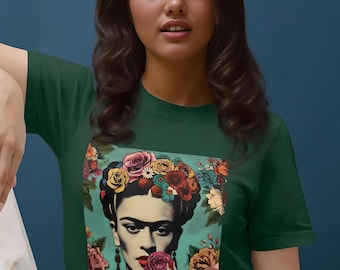 Mexican Frida Khalo Shirt, Mexican Women T-shirt, Christmas Gift for her, Mexican Pride Shirt, Camiseta Mexicana, Regalo para Mujer