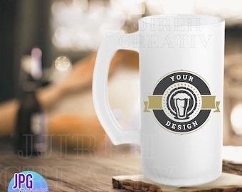 Mockup biermok mat, mockup bierpul, POD mock-up biermok mat, Mockup mockup mat bier van Printify, mockup mockup vader's mat bier