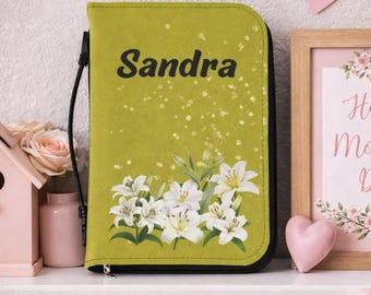 Copy of Personalized Bible Cover Bible Cover, Personalized Prayer Book Case, Religious Carrier