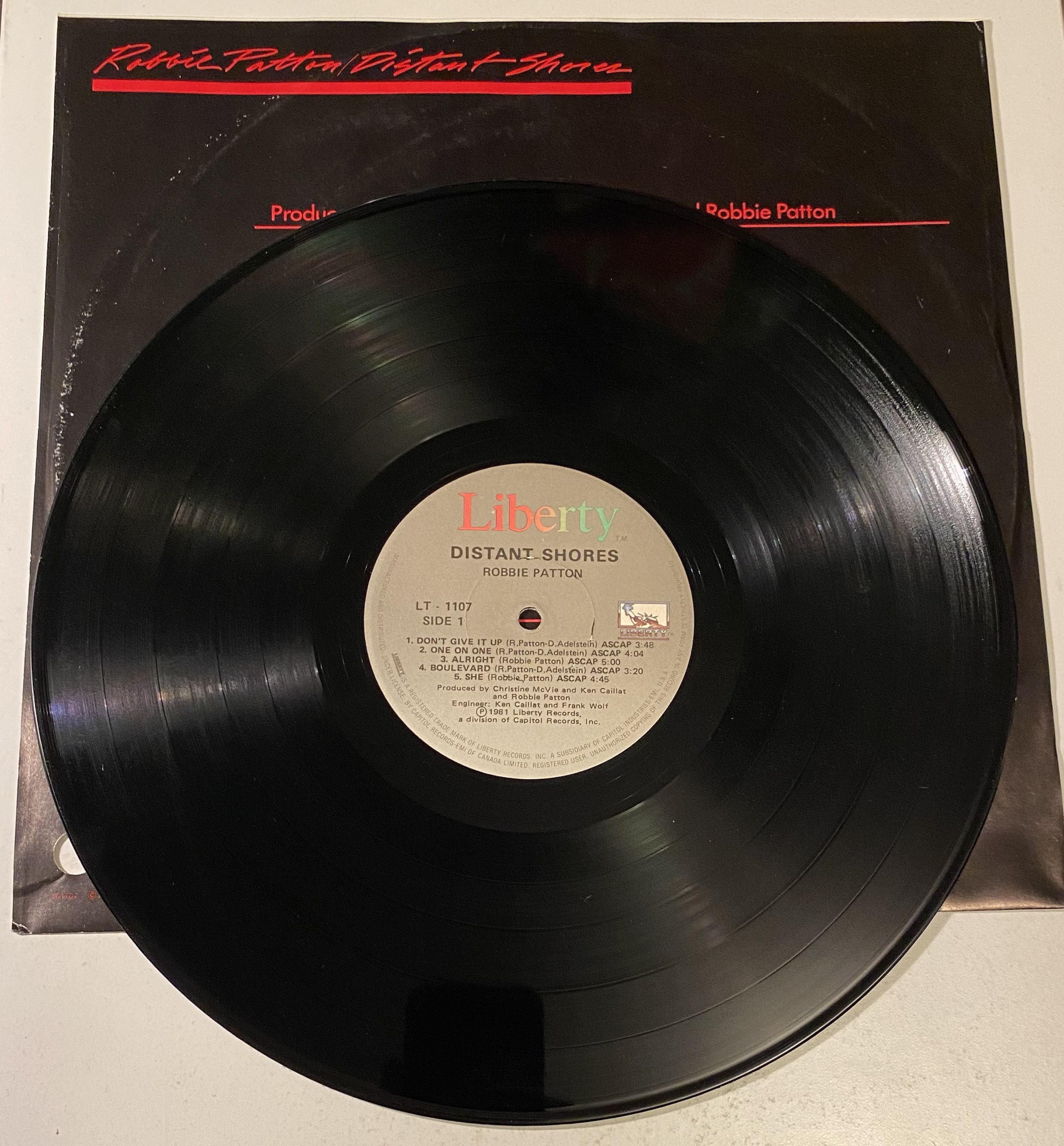 Robbie Patton - Distant Shores 1981 Vinyl LP Record - Etsy Canada