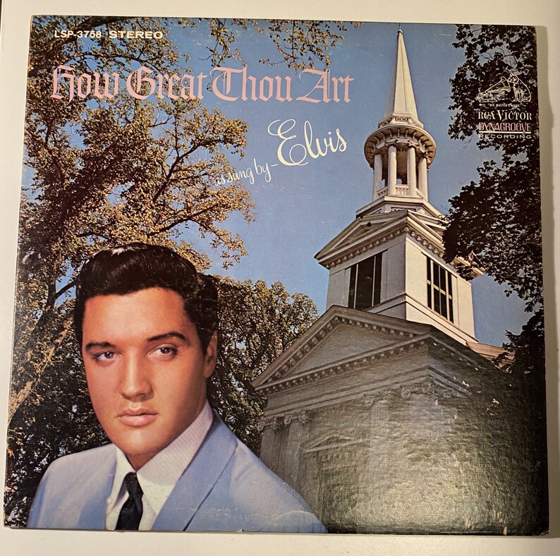 Elvis Presley How Great Thou Art 1967 Vinyl LP Etsy Elvis presley how great thou art 1967 vinyl lp etsy