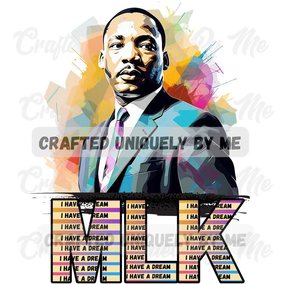 Black History Png, MLK Png, MLK Art, Black History Wall Art