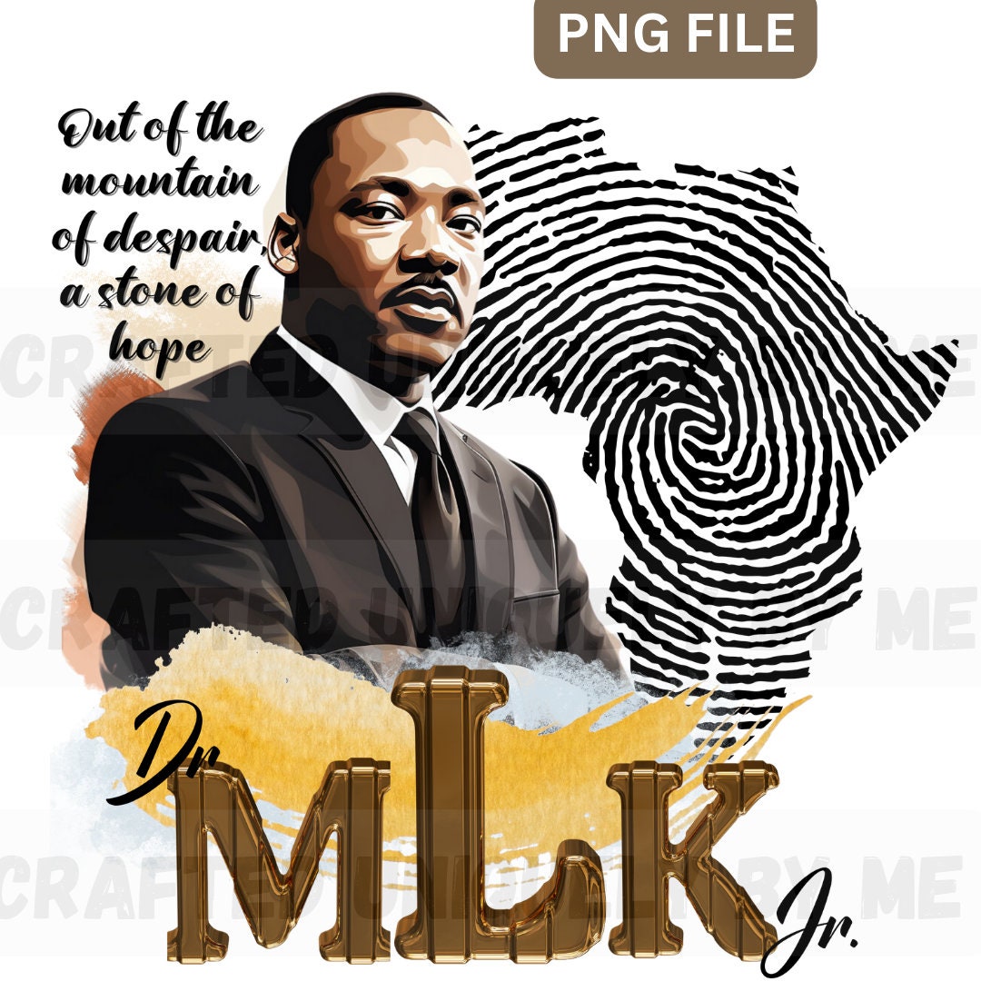 Black History Png, MLK Png, Black History Wall Art, Martin Luther King