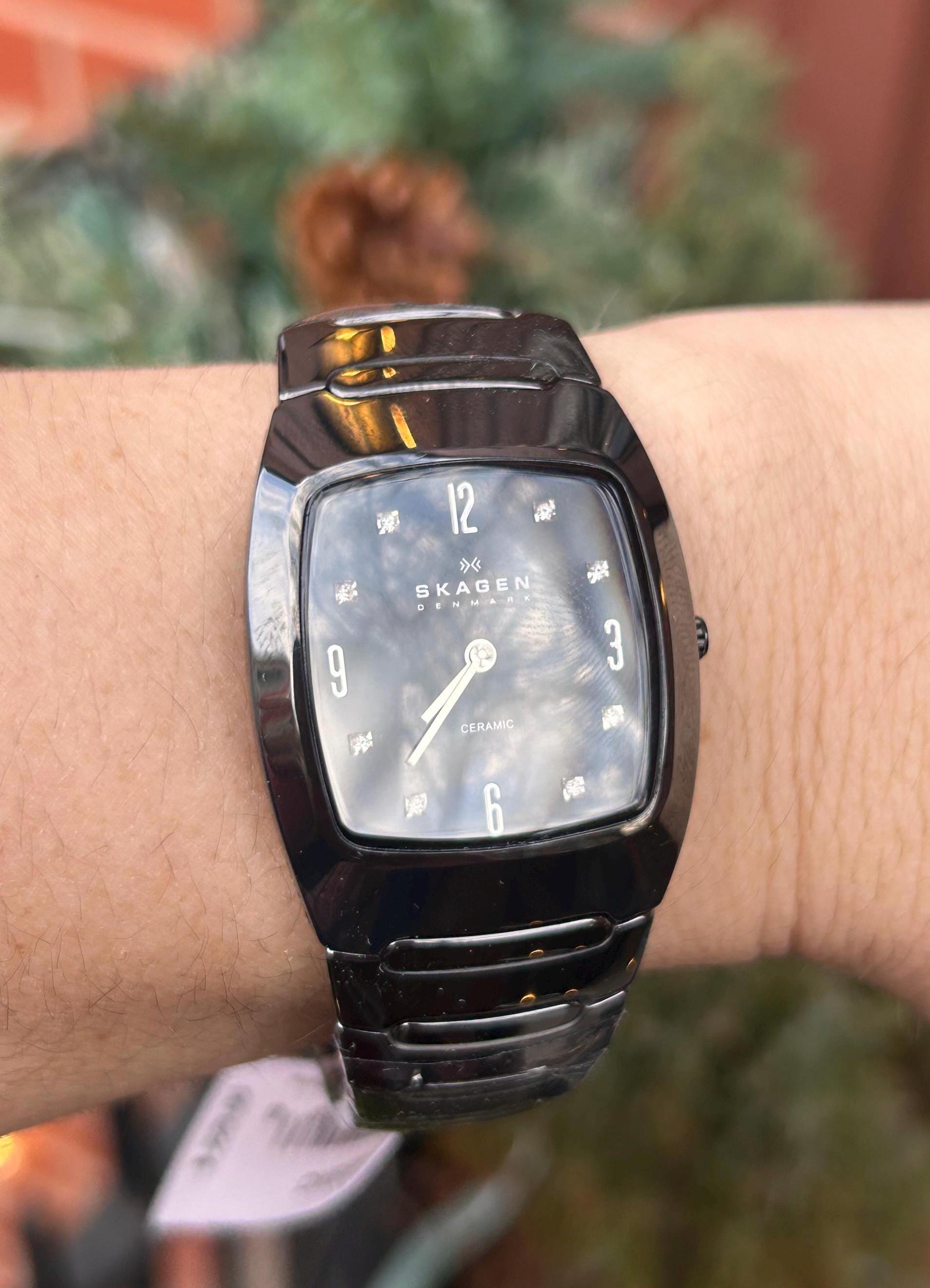 Skagen Ceramic Watch - Etsy
