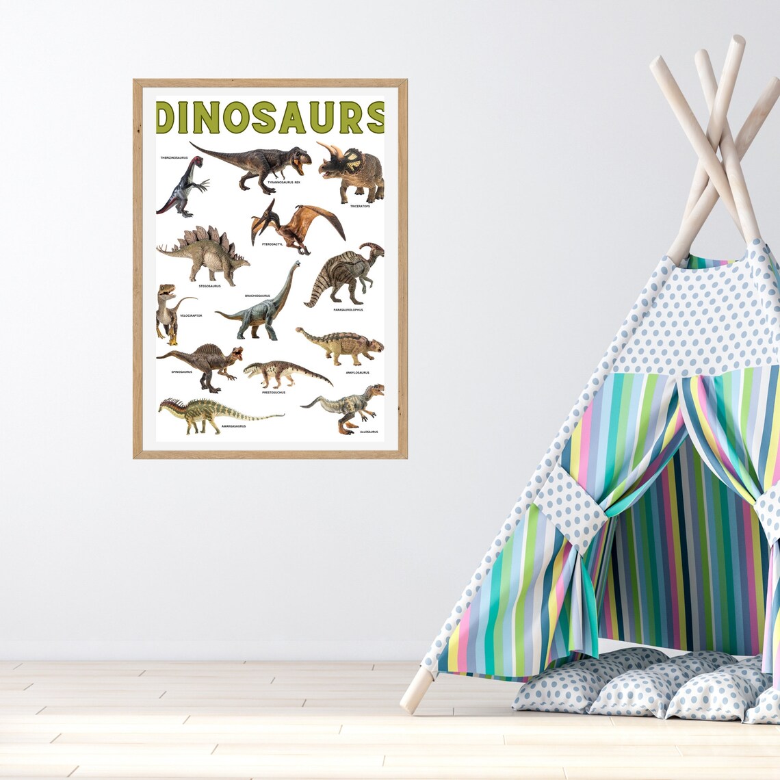 Dinosaur Poster Digital Download Dinosaur Poster Educational - Etsy