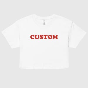 CUSTOM loose-fit crop top | rave wear EDM festival outfit
