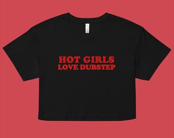 Le ragazze più sexy adorano il top corto Dubstep / abbigliamento da rave dalla vestibilità comoda