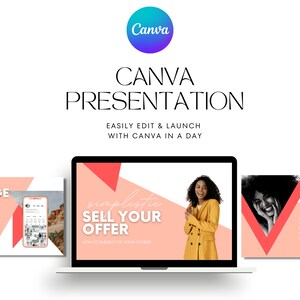 Canva Webinar Slide Deck | Course Creator Template | Powerpoint Presentation Template | Masterclass Template | Pitch Deck Presentation