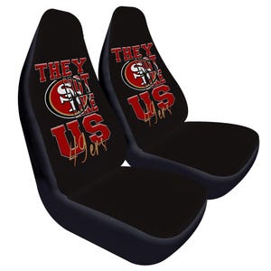 49er Microfiber Car Seat Covers - 2Pcs