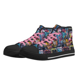 Men&#39;s High Top Canvas Shoes - Customized Tongue