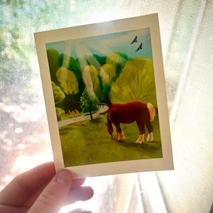 Scenic Horse Print