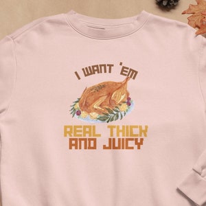 Felpa girocollo spessa e succosa I Want &#39;Em Real