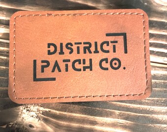 District Patch Co. - Handcrafted | Custom | Hook and Loop | Adhesive | Iron-on | Laser Engraved Patches