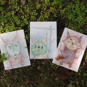 コログ水彩画版画