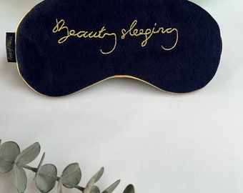 Luxury Sleep Mask with Bamboo Fabric and filled with Silk Floss