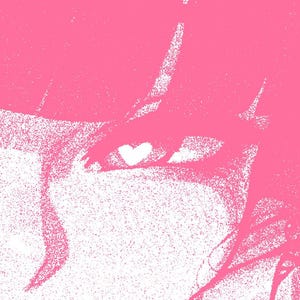 LOVE MACHINE Anime Sticker | Cyberpunk Vaporwave Aesthetic | Japanese Manga Style