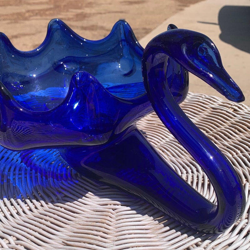 Blue Swan - Etsy