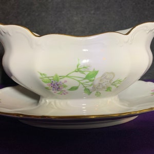 Price Drop: Bohemian China Gravy Boat—Vintage