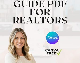 Home Buyer Guide PDF for Realtors | Client Welcome Packet (Digital Download)