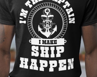 Funny Sailing Quote PNG SVG: I'm The Captain Design (Digital Download)