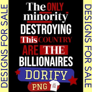 Billionaires Political Sarcasm Design: PNG SVG Digital Download