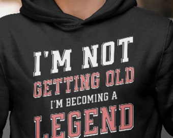 Funny Old People Legend PNG Design: Birthday Gift (Digital Download)