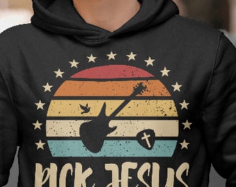 Pick Jesus PNG Bundle: Christian Guitarist Design (Digital Download)