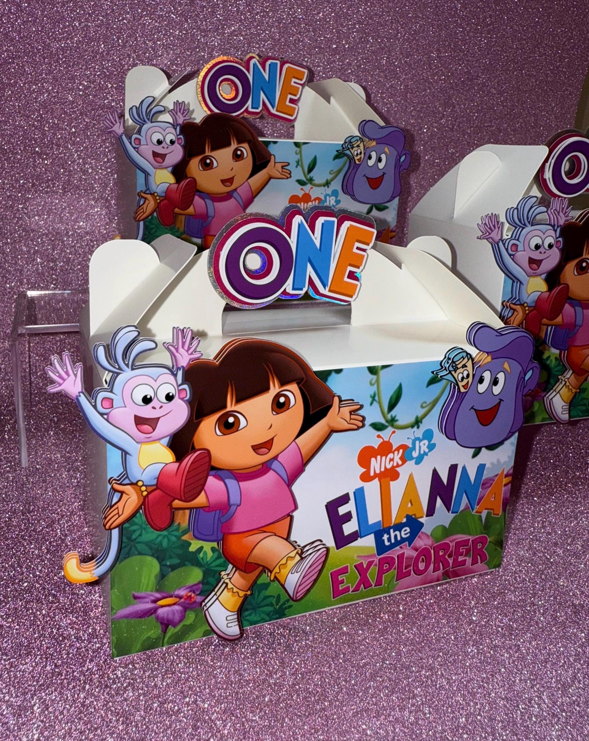 Dora Favor Boxes: Gable Candy Boxes, Birthday Party - Etsy