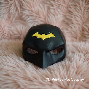 3D Printed Superhero Cat Mask: Funny Cosplay Costume