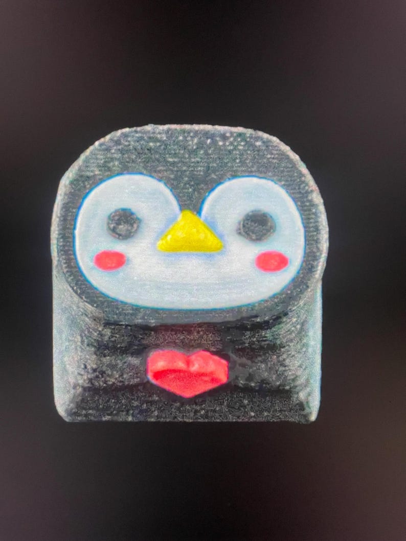 Keycaps 3d Printed Penguin Keycaps for Mechanical Keyboards Etsy