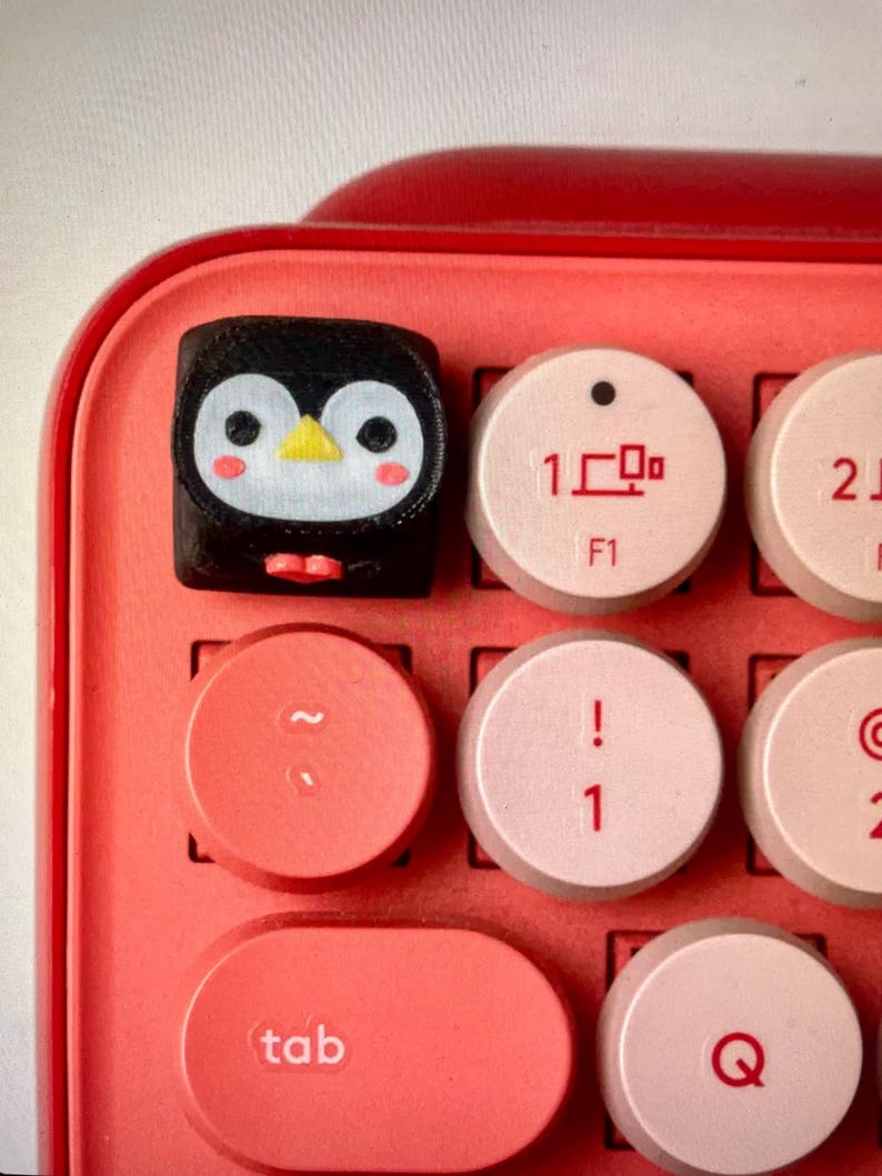 Keycaps 3d Printed Penguin Keycaps for Mechanical Keyboards Etsy