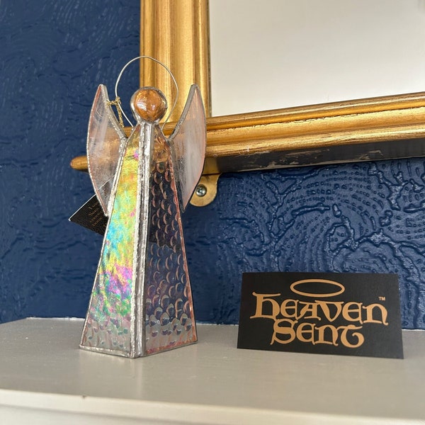 Stained Glass Angel Free Standing