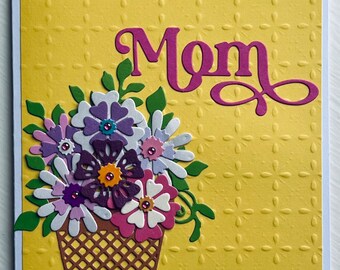 Mother’s Day Card- Handmade A6 size (5x6.5”)