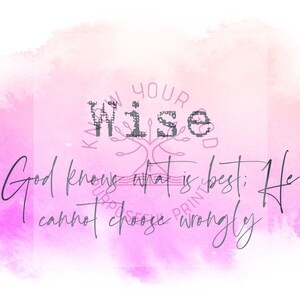 Kenmerken van God Print: WISE