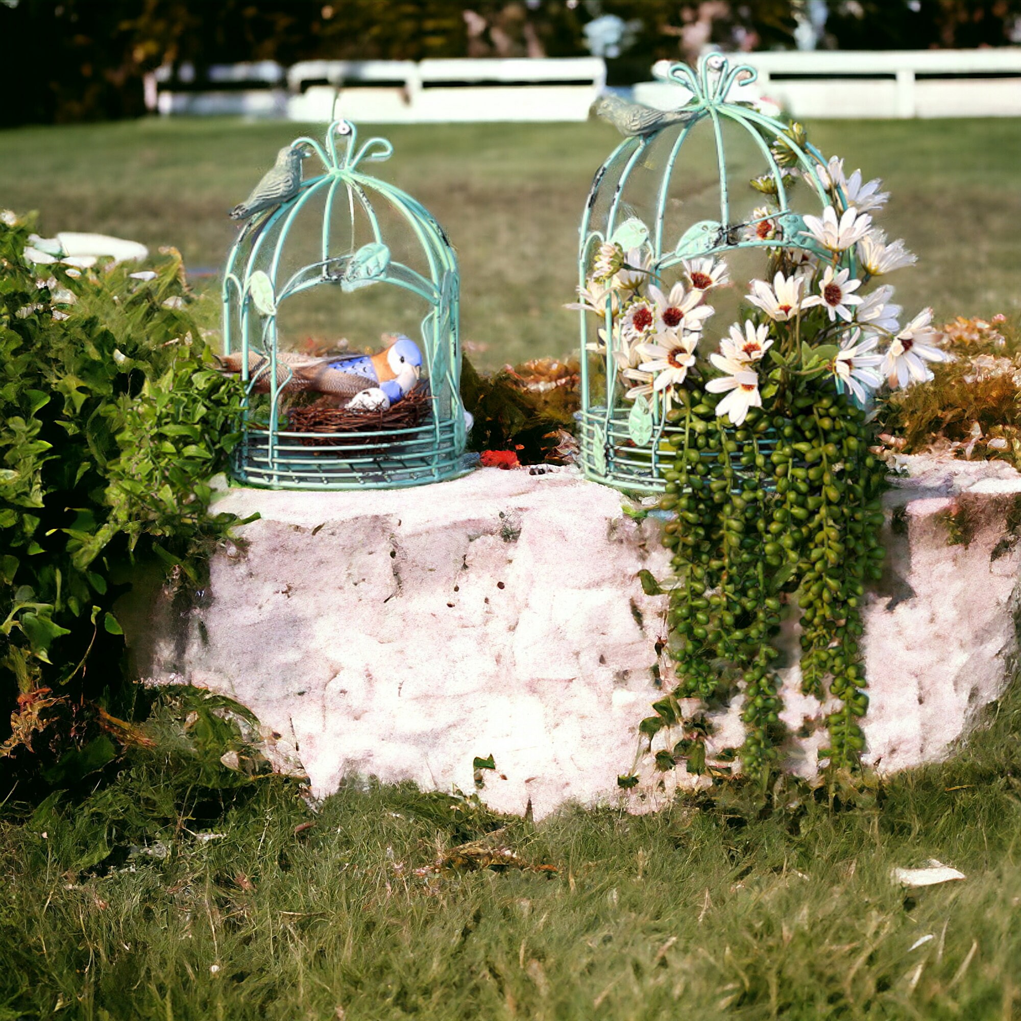Garden Bird Cage Etsy Canada