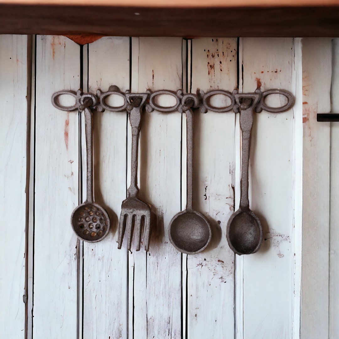 Buy Rustic Cast Iron Kitchen Wall Decoration Vintage Iron Kitchen