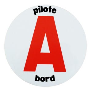 Driver On Board Disc – Magnetische sticker