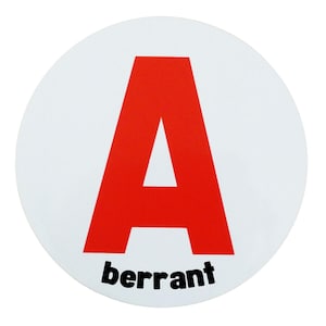 Afwijkende schijf A – Magnetische sticker