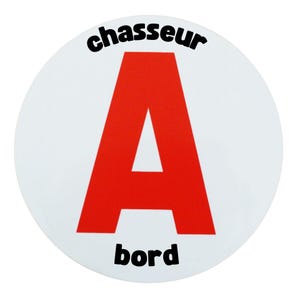 Schijf Een Jager aan Boord – Magnetische Sticker