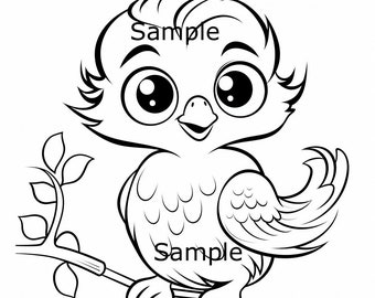 Bird Coloring Pages for Kids