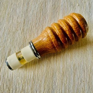 Oak Hardwood Hand Turned Bottle Stopper