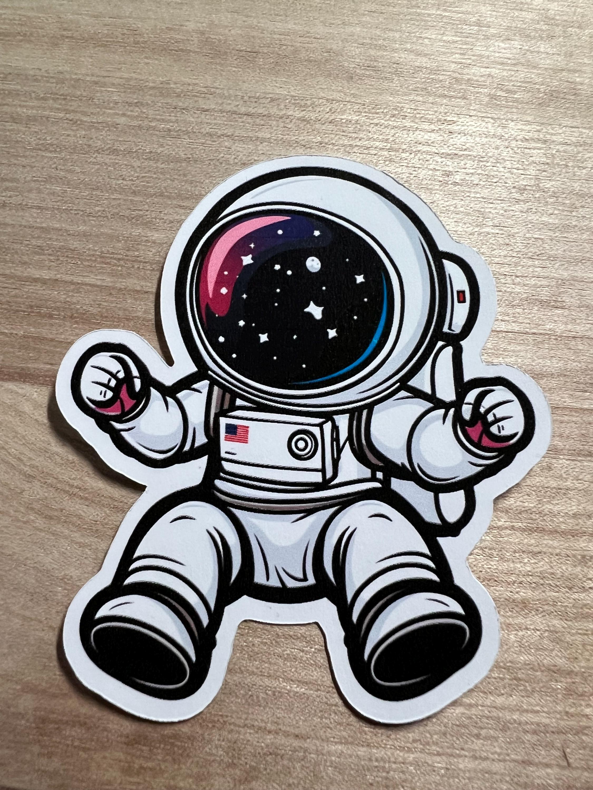 Astronaut Spaceman Sticker