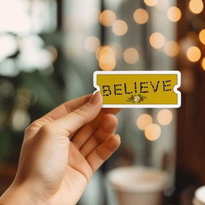 Polar Express Stickers- waterproof sticker-Christmas sticker-Polar Express Christmas-stocking stuffer-kids stickers